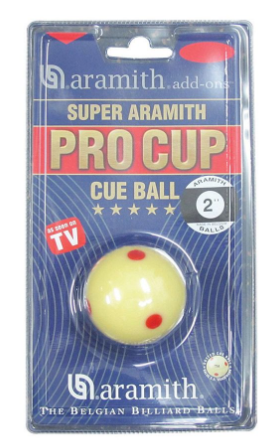Aramith Pro Cup Dotted Cue Ball