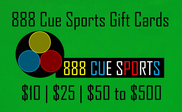 888 Cue Sports | Gift Cards